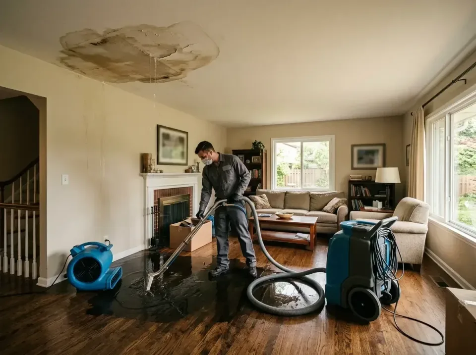 attic-pipe-burst-ceiling-drip-008 — frequently asked questions, Water Damage Restoration & Carpet Care in Circleville, OH